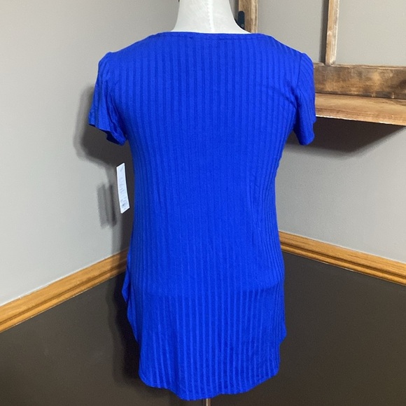 APT. 9 super soft blue on blue flowy tunic top size S NWT - Picture 4 of 7